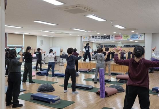 철원군 보건소 서면 건강생활지원센터 운동 프로그램 운영 