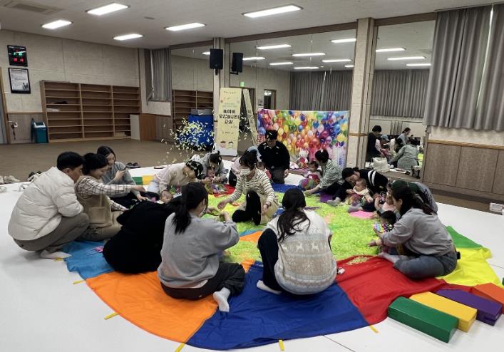 함평군보건소, 부모와 아기 함께하는 ‘오감놀이터’ 운영
