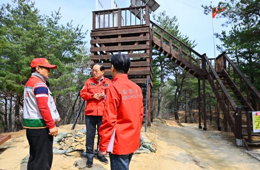 속초시, 봄철 산불 취약시기 산불방지 총력전