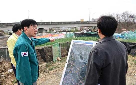 대구 동구 하천·계곡 불법 점용시설 현장점검