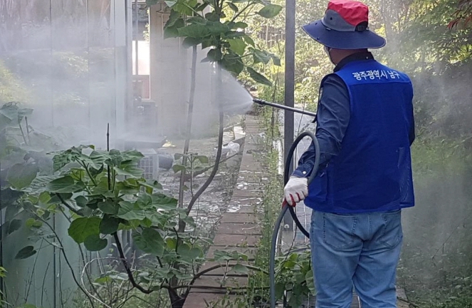 광주광역시  남구, 봄철 위생 취약지역 ‘선제 방역’