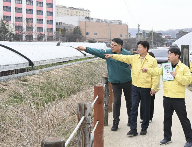 부천시, 하천구역 불법 점용시설 현장 집중단속 실시