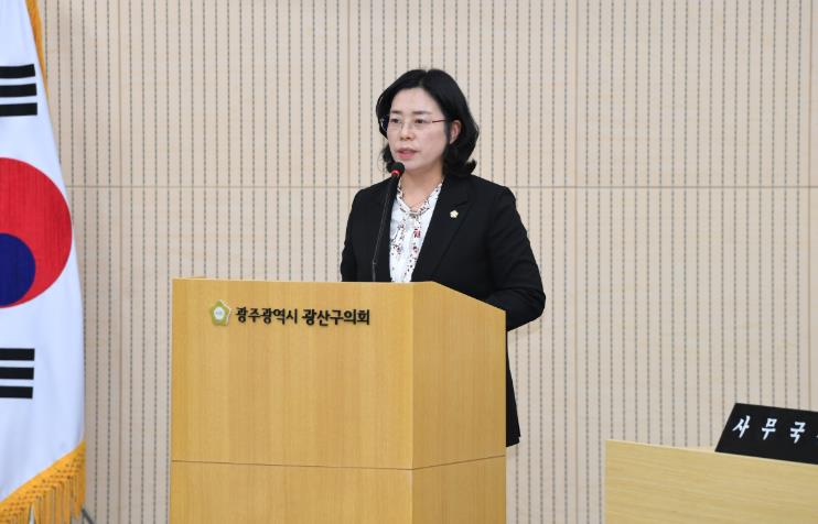 김명숙 광산구의원, 신창동 옛 KBS 송신소 부지 방치 지적
