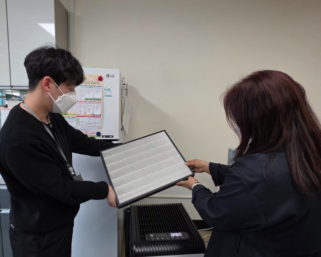 광주광역시교육청, 봄철 미세먼지 대비 학교 현장점검