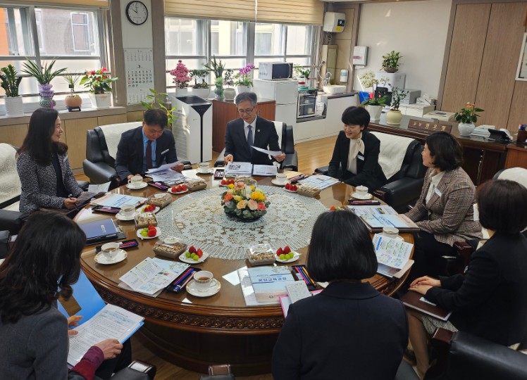 대전서부교육지원청, 신임 교(원)장 부임 학교 현장 방문 및 간담회 실시