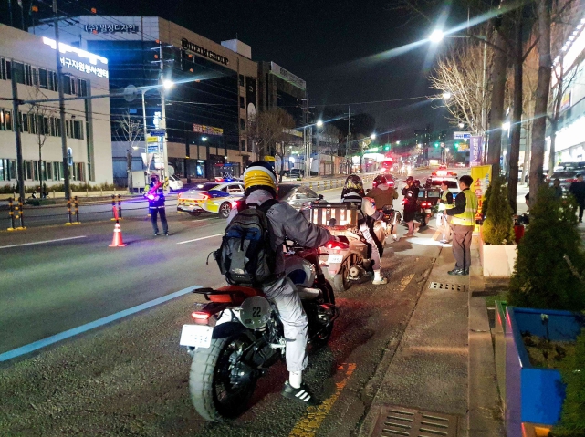 대구시, 이륜차 소음 합동단속… 주거지역 평온 확보 총력