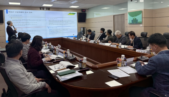 의성군, 산불피해지 산림복구 기본계획 중간보고회 개최