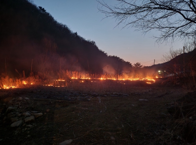 평창군, 산림 인접 지역 불법 소각 행위 7건 과태료 부과