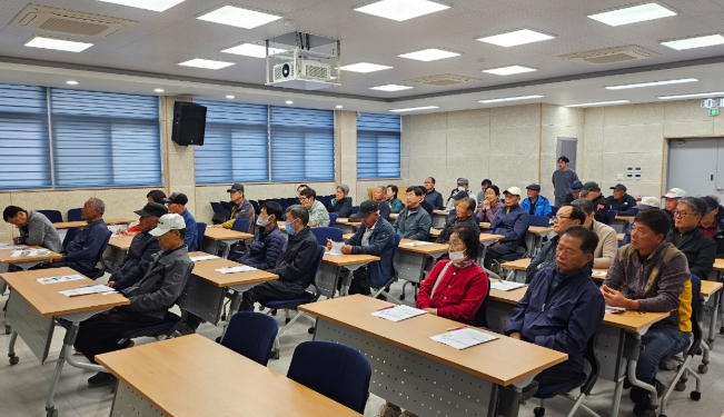 곡성군, 벼 깨씨무늬병 예방을 위한 농업인 교육 추진