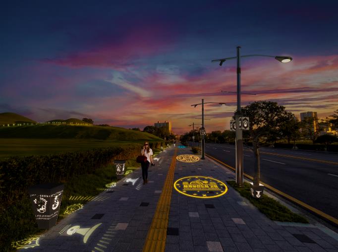 세계유산 고성 송학동 고분군, 빛과 디자인으로 재탄생하는 도시경관 
