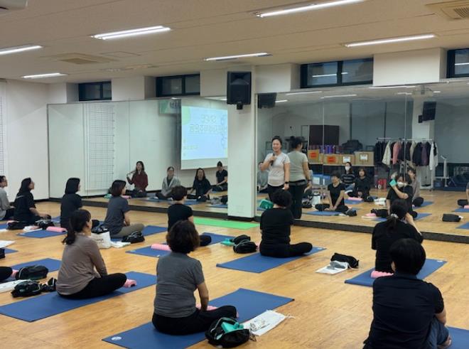 건강한 생활 습관, 청․장년층 대상... 칠곡군 보건소, ‘SNPE 바른자세 척추운동교실’ 운영