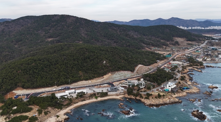 기장군, ‘대변~죽성교차로간 도로개설사업 7차 구간’ 막바지 순항