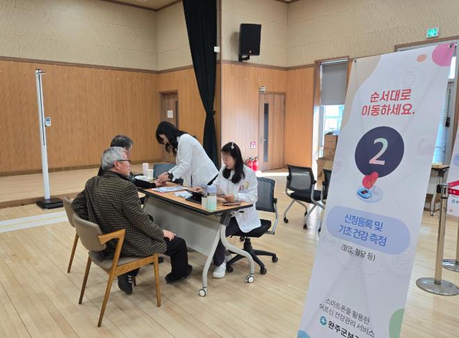 완주군, 인공지능으로 어르신 건강 챙긴다
