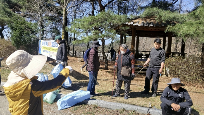 봉화군 물야면 오전2리 마을회, 벚꽃 관광객 맞이 마을 단장