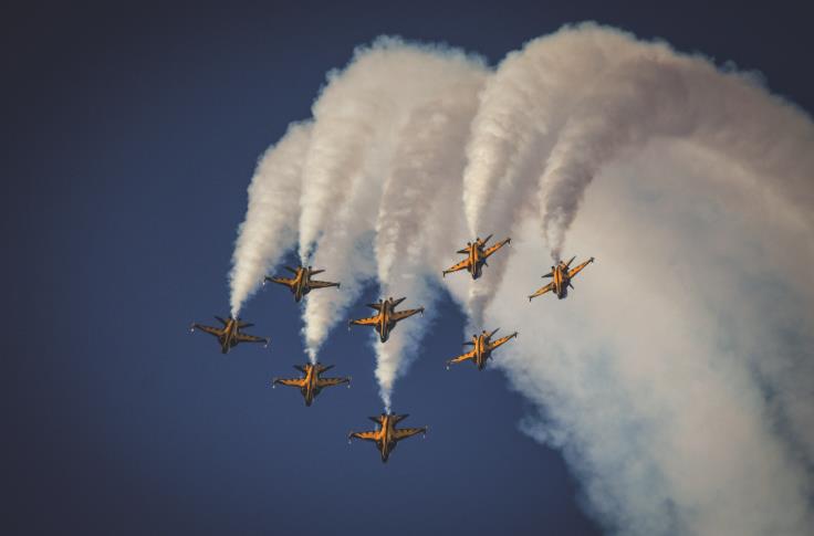 고흥우주항공축제 서막은 공군 특수비행팀 블랙이글스의 ‘화려한 비상’