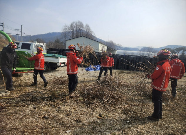 양평군, 과수 전정목 친환경 처리 사업 성공적 완료