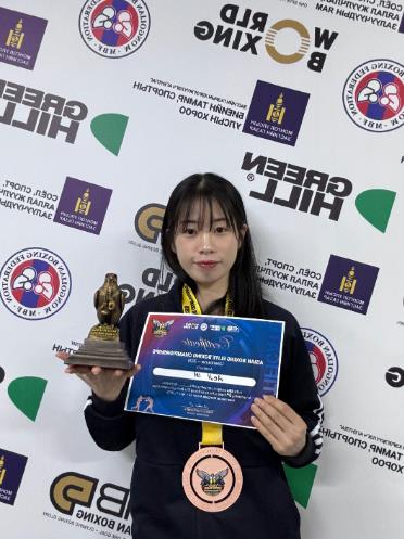 화순군청 복싱부 임애지 선수, 아시아선수권 동메달 획득