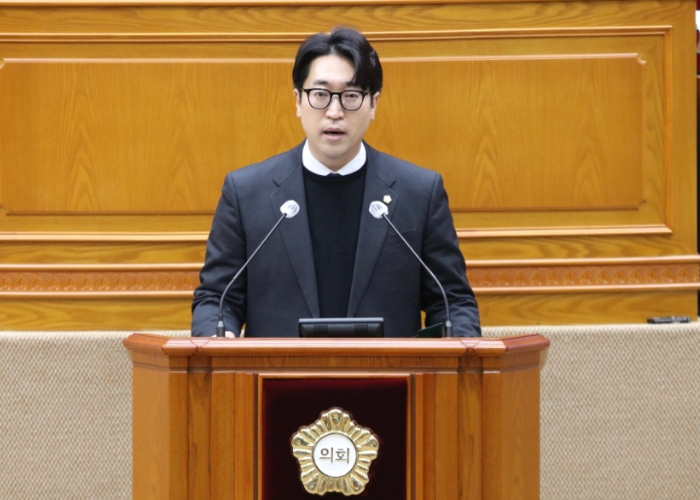 김도현 안양시의원 5분 발언, “폭설로 붕괴된 농수산물도매시장 항구복구 신속협의체 필요”