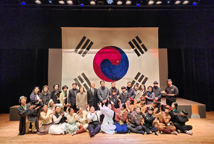 구미시 "언제 터질지 몰라" 장진홍 선생 뮤지컬 성황리 막 내려