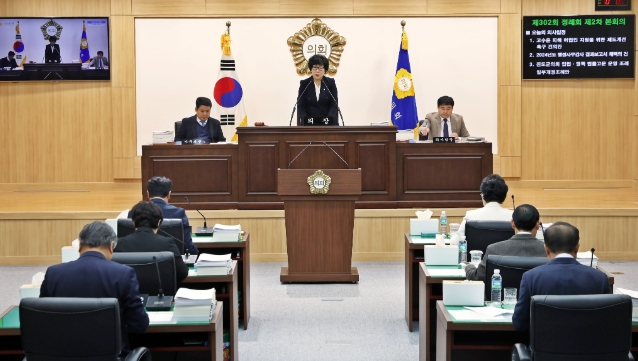 진도군의회, 제302회 정례회 폐회