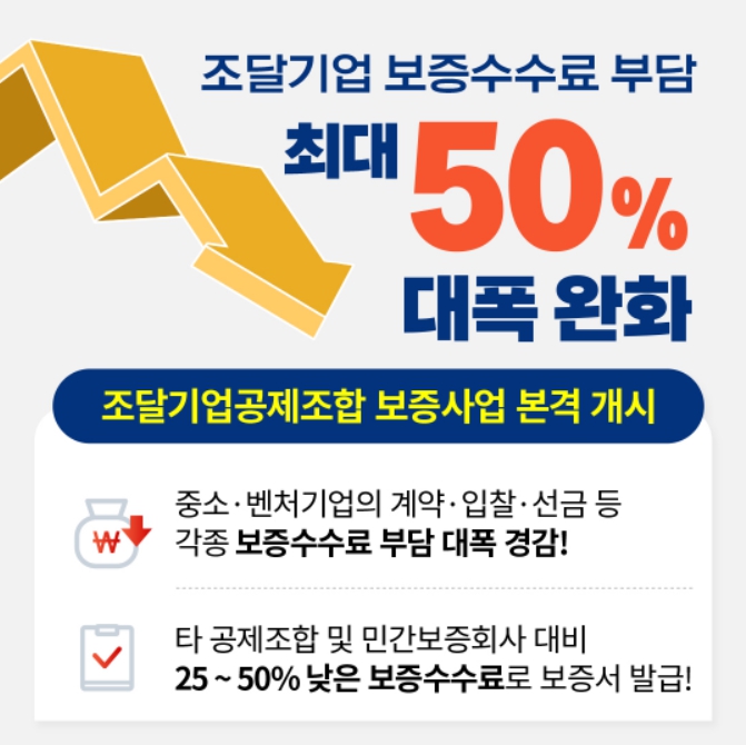 조달청, 조달기업의 보증수수료 부담 최대 50% 줄어든다
