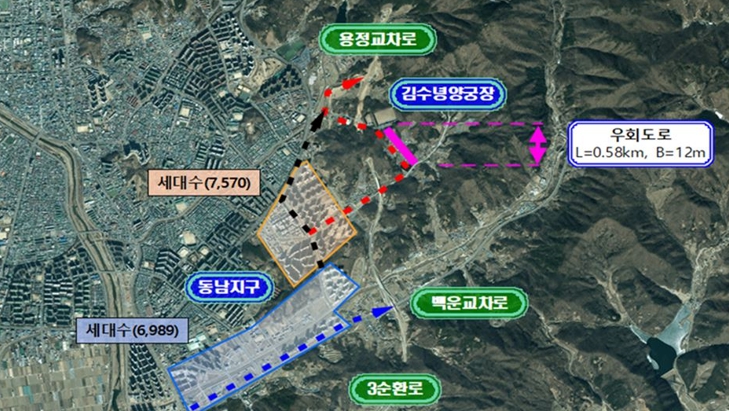청주시, 동남지구~3순환로 연결도로 개설 착수