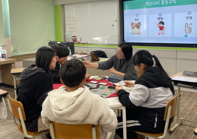 제주도교육청 추자중, 돌담 알아보는 ‘제주 이해 책 보따리’ 교육 실시