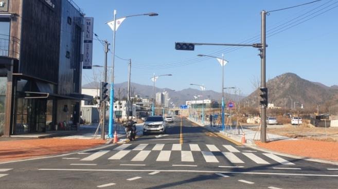가평군, 대곡리 회전교차로‧도시계획도로 완공