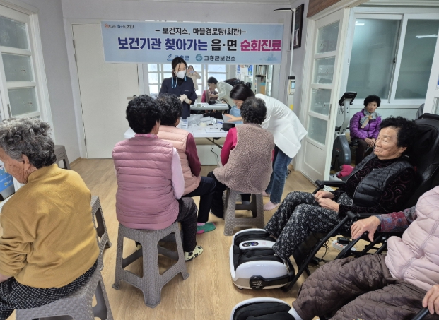 고흥군, 보건소 한방 및 치과, 물리치료 읍·면 순회진료 마무리