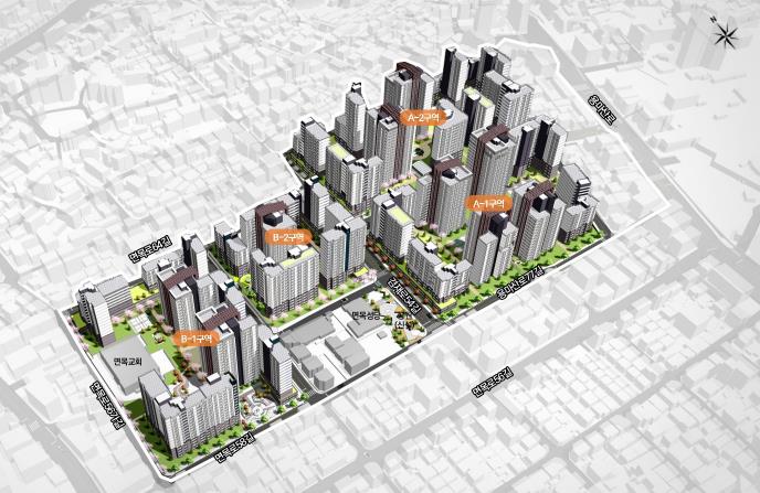 중랑구 면목본동 63-1번지 일대, 모아주택 1,656세대 공급