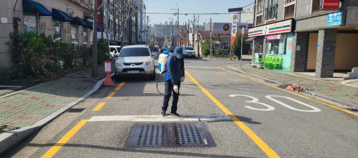양산시보건소, 동절기 유충구제 방역 실시
