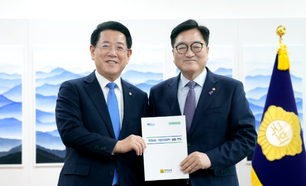 김영록 지사, 발빠르게 국회 찾아 전남도 시급 현안 건의