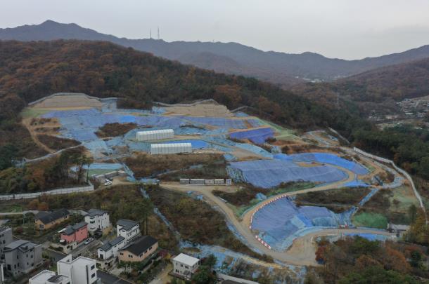용인특례시, '고기동 노인복지주택' 공사 현장 한시적 토사 반출 허용