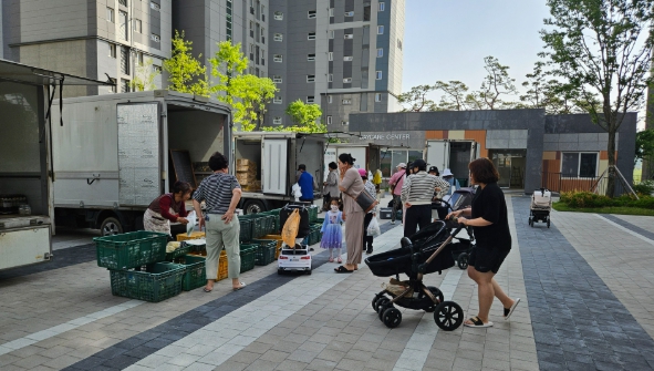 천안시농업기술센터, ‘농뜨레 직거래 목요장터’ 참여 아파트 모집