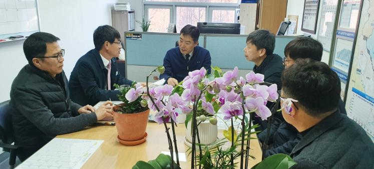 함양군 상하수도분야 예산확보 등 업무협의 위해 경남도 방문
