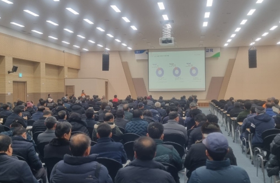 장흥소방서, 겨울철 축산농가 화재 예방 교육 실시