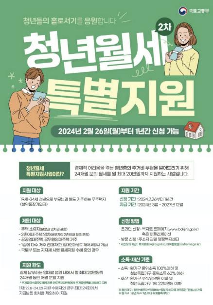 예천군, 청년 월세 최대 24개월간 지원