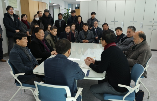 봉화군의회, 도촌리 산업폐기물 매립장 관련 대구지방환경청 방문