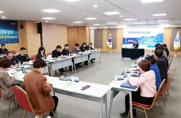사천시, 2025년 주요현안사업 추진상황 보고회 개최