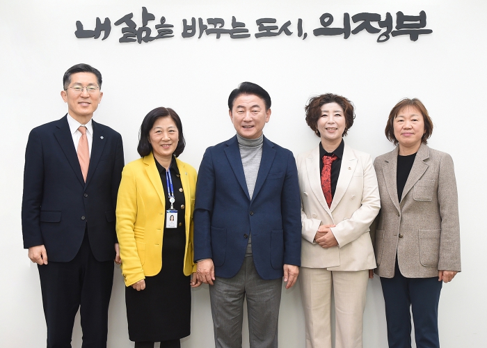 김동근 의정부시장, 신임 경기도의료원 의정부병원장과 면담