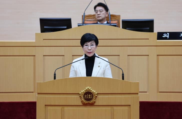 한춘옥 전남도의원, 지역사랑상품권 사용처 현실화 촉구
