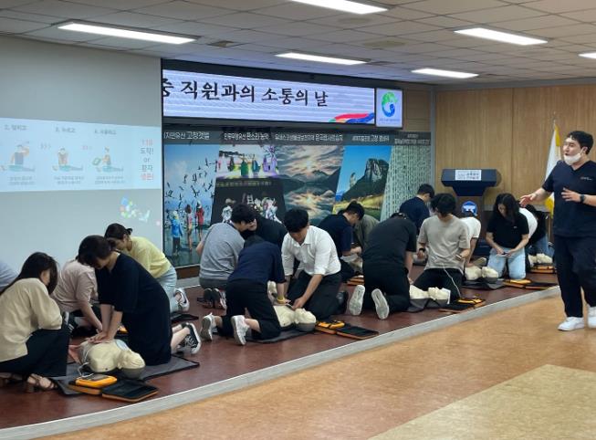고창군, 찾아가는 심폐소생술 체험교육으로 골든타임 사수!
