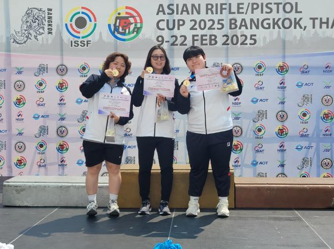 임실군청 사격팀, 2025 ASC 방콕 아시안 라이플컵서 활약
