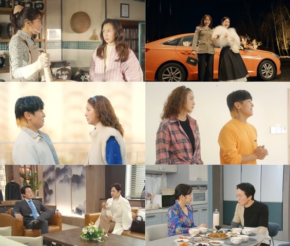 '독수리 5형제를 부탁해!' 엄지원-박준금, 친구 같은 사랑스러운 단짝 모녀 케미... 안방극장에 감동과 웃음 선사