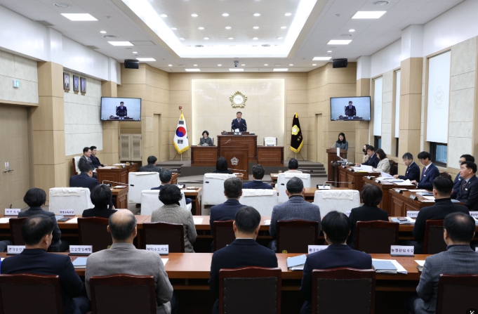 계룡시의회, 제179회 원포인트 임시회 개회