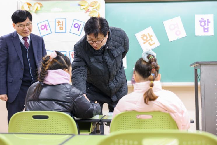 도성훈 인천광역시교육감, ‘아침이 행복한 학교 ’ 방문 격려