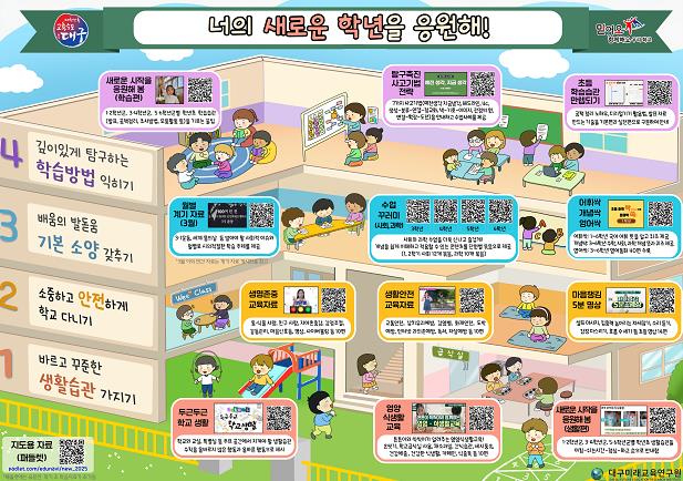대구미래교육연구원, 신학기 학습 ․ 생활 길라잡이 자료‘너의 새로운 학년을 응원해’ 보급