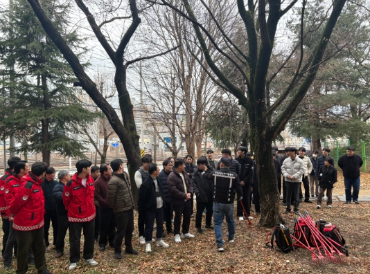 김천시, 일반공무원진화대 산불진화요령 및 안전교육 실시