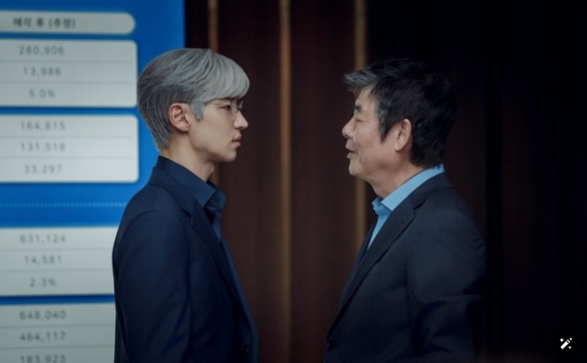 '협상의 기술' 백사(白蛇) 이제훈, 산인 그룹 임원진 긴급 비상 대책 회의 소환! 회의장을 뒤집을 이제훈의 폭탄 발언은? 