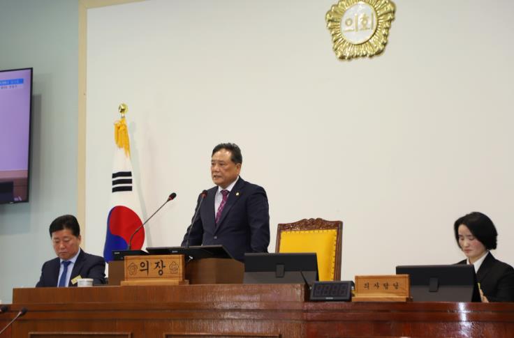 제309회 함안군의회 임시회 개회